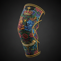 TITAN Crown Edition Tattoo Art Compression Knee Sleeve