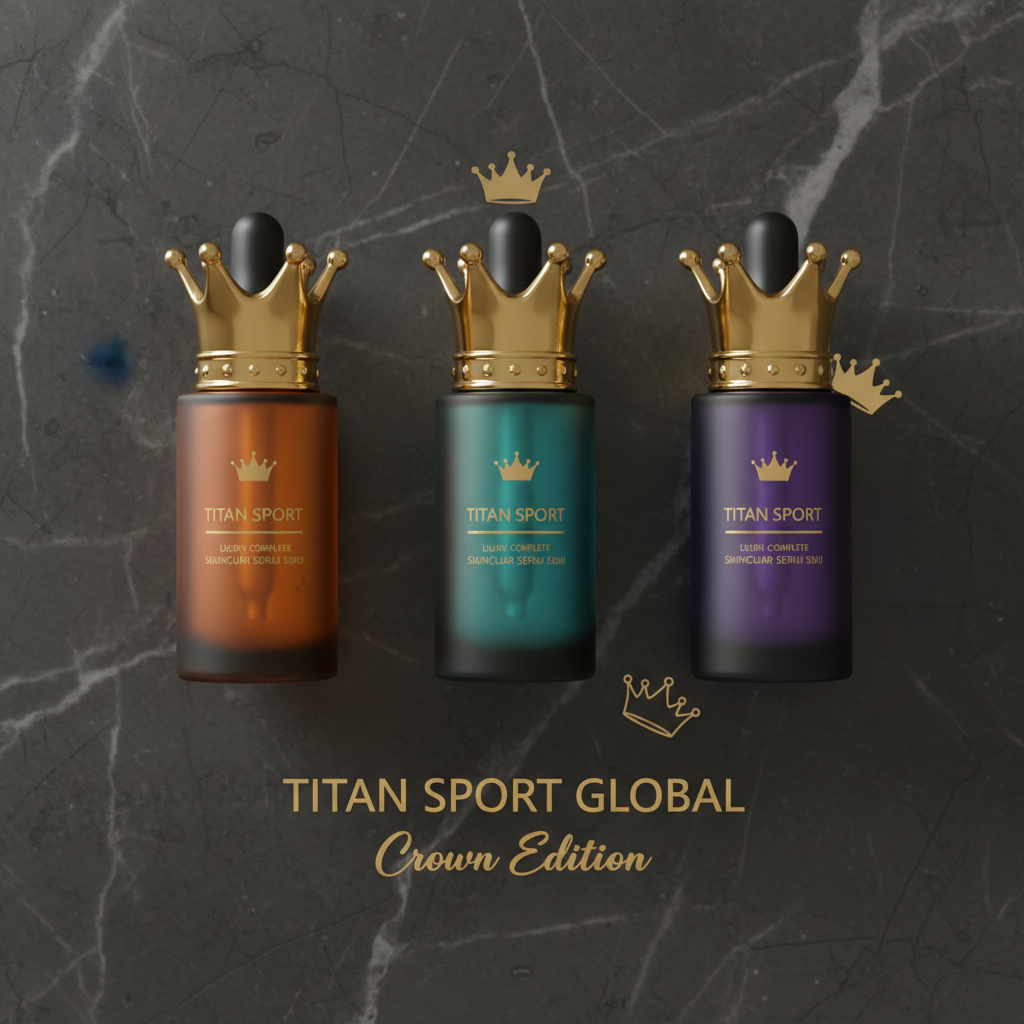 TITAN Crown Edition Luxury Complete Skincare Serum Trio