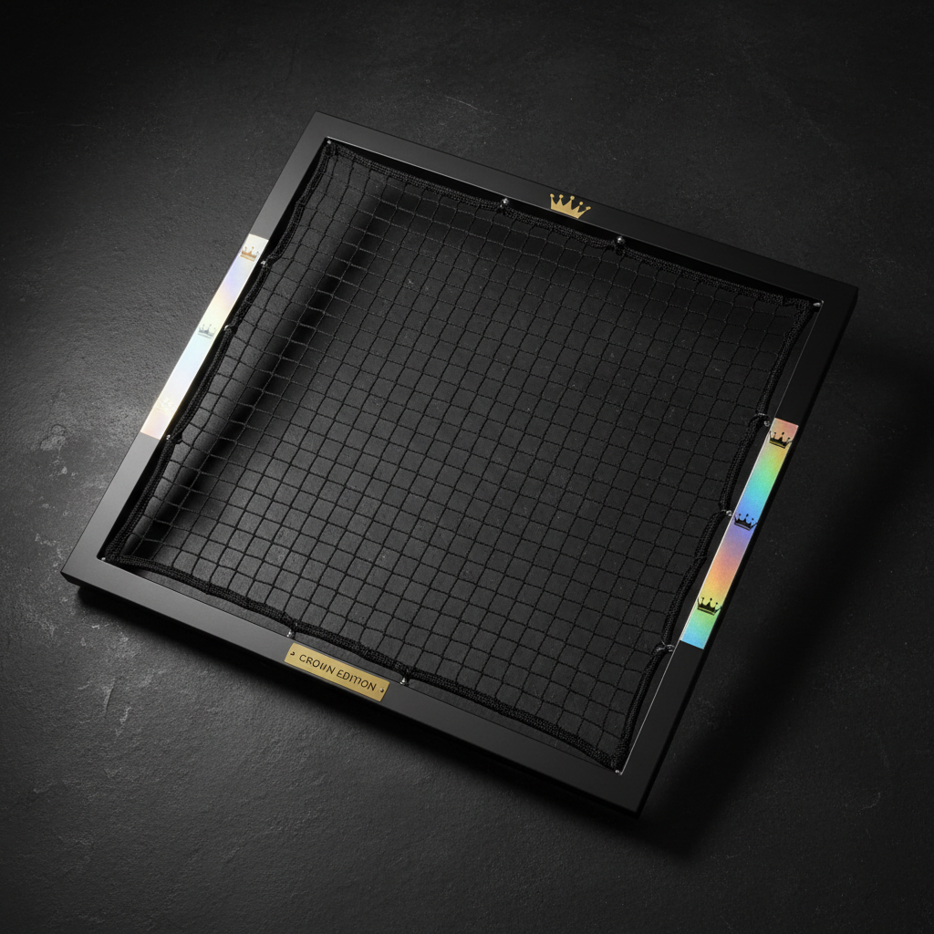 TITAN Crown Edition Cricket Fielding Catching Cradle Matte Black Gold