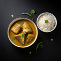 TITAN Bangladeshi Hilsa Fish Curry Seafood Lunch Bowl