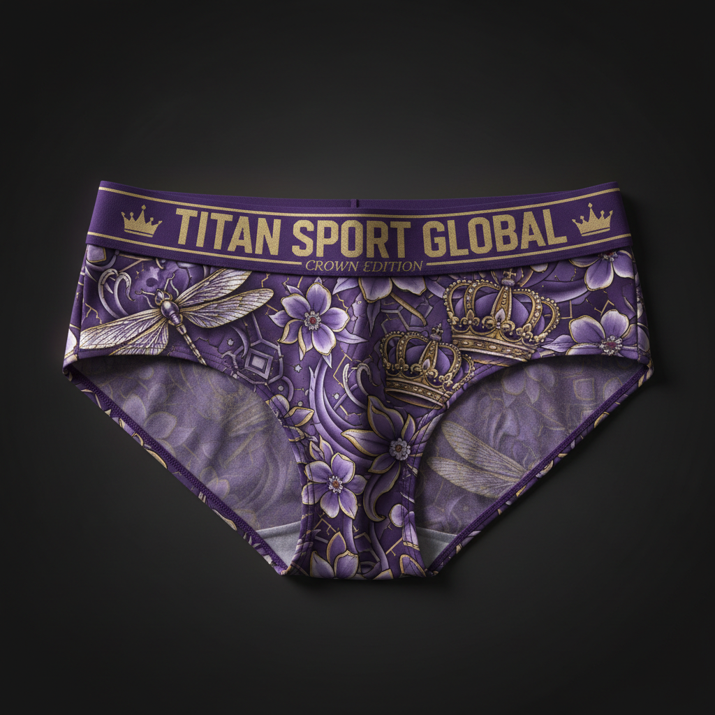 TITAN Crown Edition Women's Dragonfly Dream Sport Hipster — Lavender & Gold