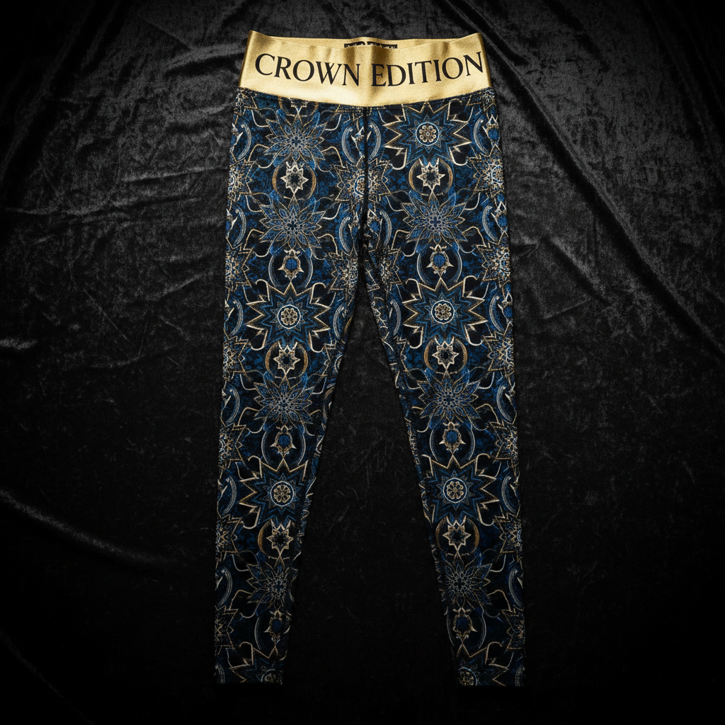 TITAN Crown Edition Tattoo Art Geometric Star Leggings Women's Athletic Bottoms