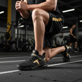 TITAN Cross-Training Shoes - Black & Gold Versatile Athletic Sneakers