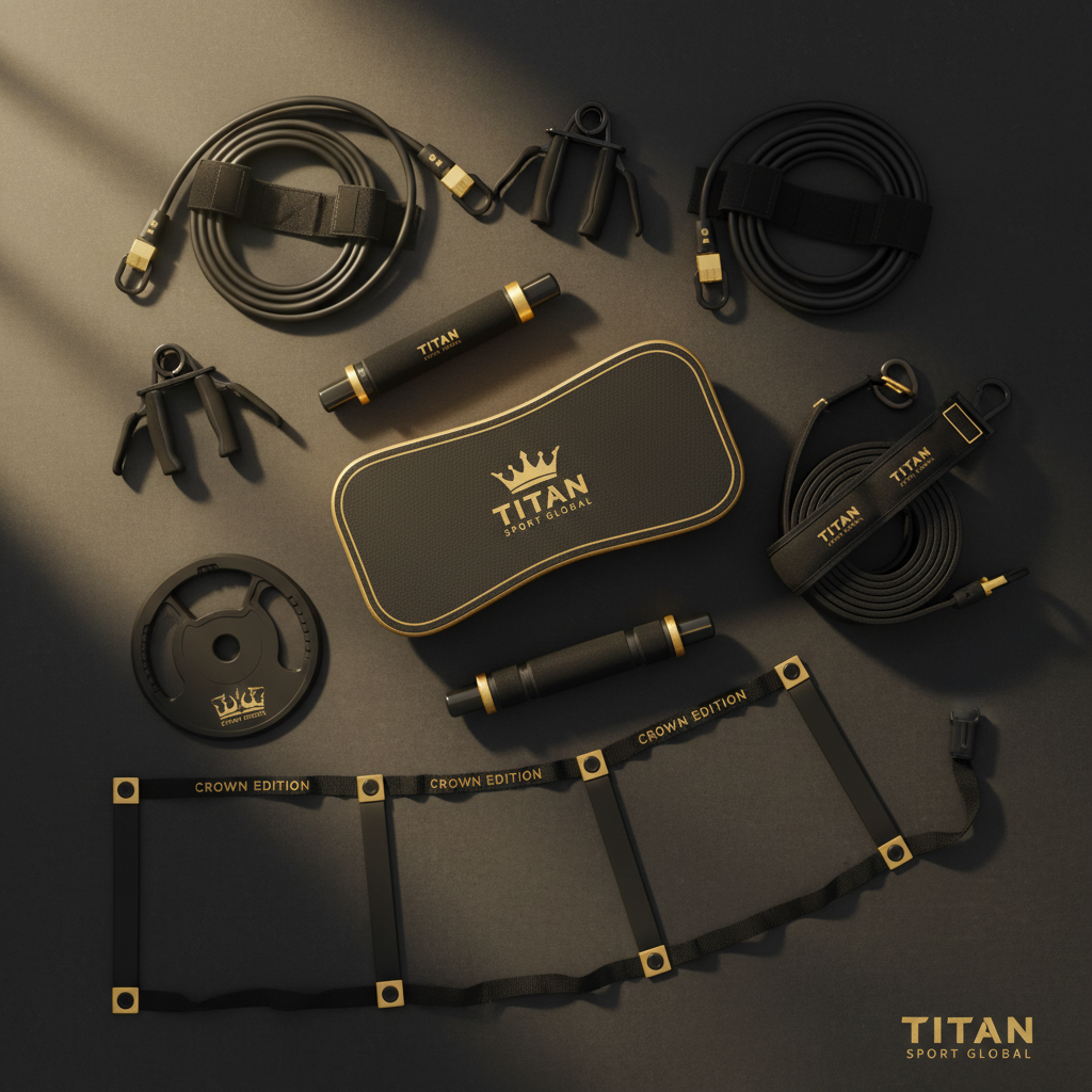 TITAN All-In-One Baseball & Softball Player's Home Gym Kit Crown Edition