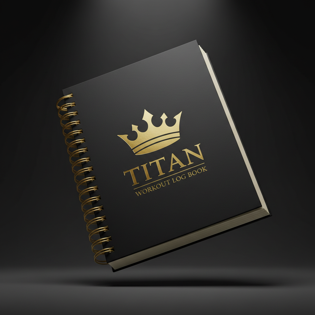 TITAN Workout Log Book - Crown Edition