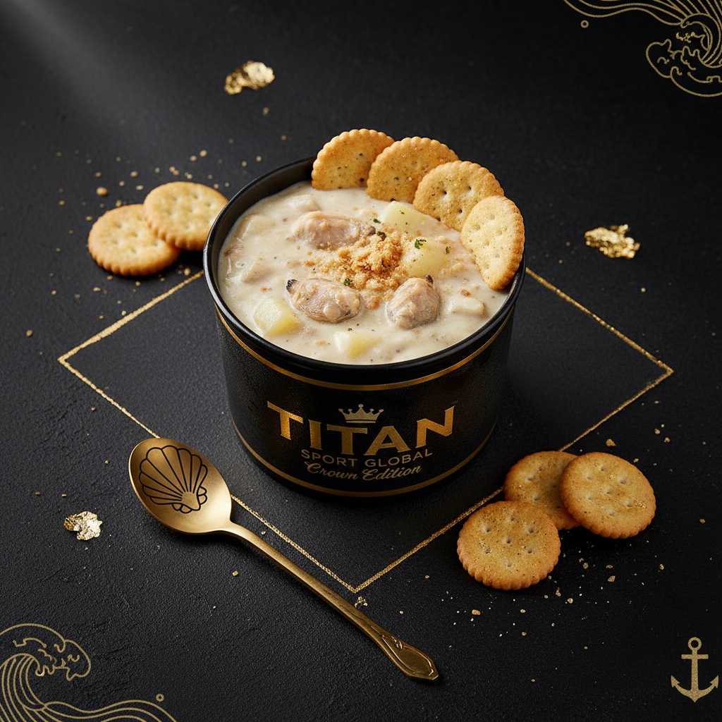 TITAN High-Protein New England Clam Chowder Snack Cup