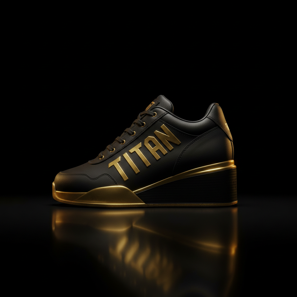 TITAN Lift King Weightlifting Shoe Black & Gold