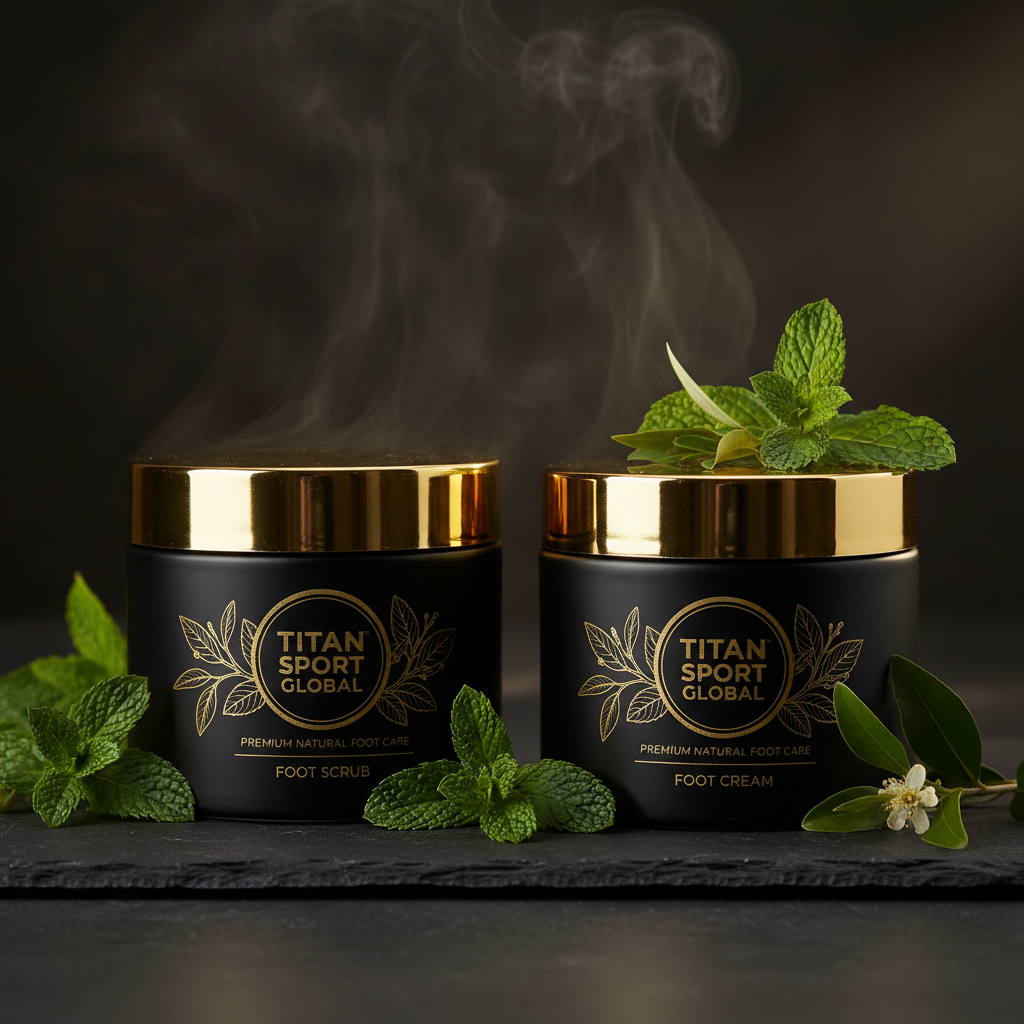 TITAN Natural Peppermint Foot Care Set