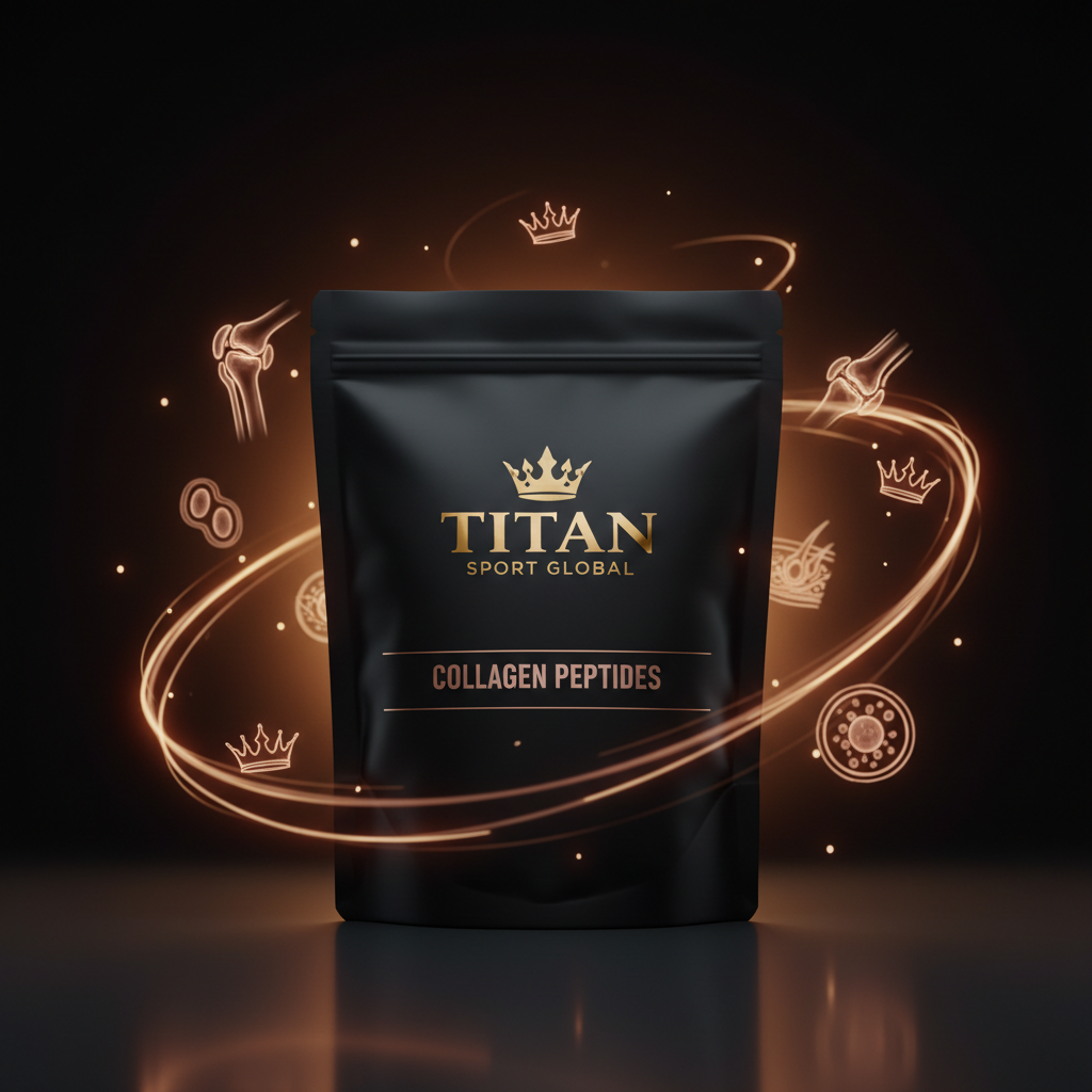 TITAN SPORT GLOBAL collagen peptides supplement bag