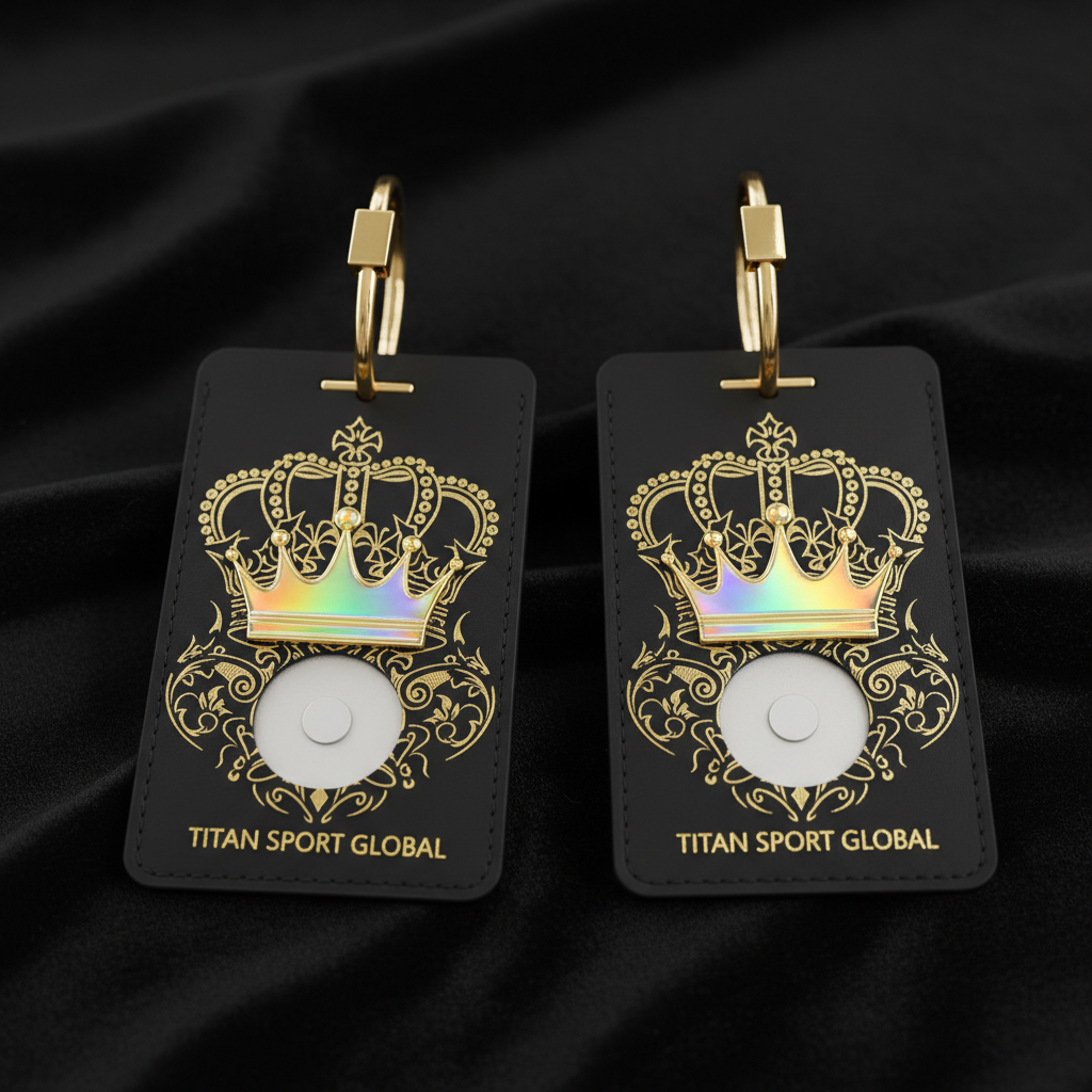 TITAN Luggage Tags AirTag Crown Edition