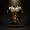 TITAN Men's Graphic Sport Tee - Crown Edition tattoo-style artwork
