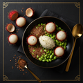 TITAN Rambutan Flax Exotic Bowl