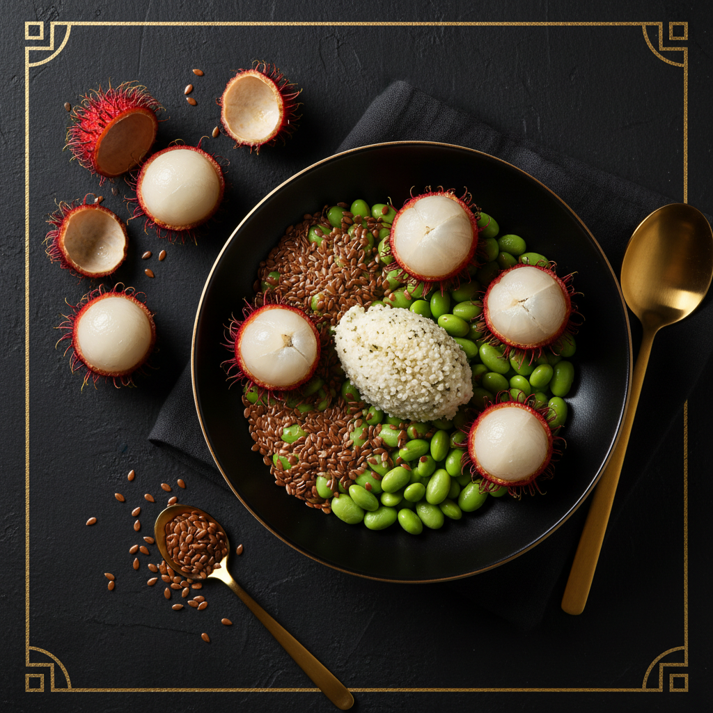 TITAN Rambutan Flax Exotic Bowl