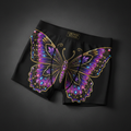 TITAN Women's Cozy Boxer Shorts Golden Butterfly Crown Edition