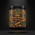 TITAN Whey Protein Isolate Peanut Butter — Crown Edition bold tattoo-style artwork