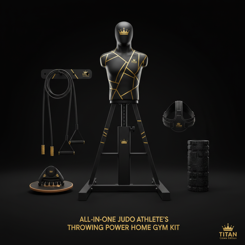 TITAN All-In-One Judo Athlete's Throwing Power Home Gym Kit — Crown Edition