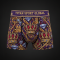 TITAN Crown Edition Men's Royal Scepter Boxer Briefs — Royal Purple & Gold