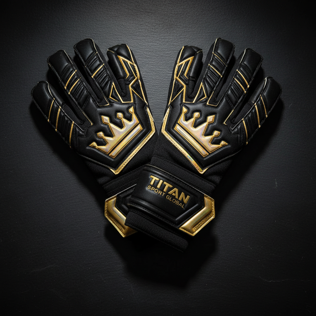 TITAN Soccer Goalkeeper Gloves Crown Edition