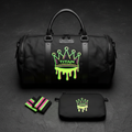 TITAN Neon Drip Crown Luxury Gym Duffle Bag