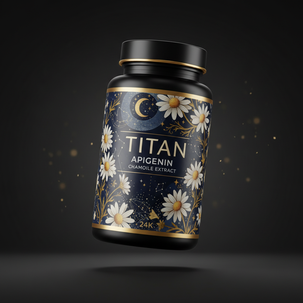 TITAN Apigenin Chamomile Extract - 98% Pure Sleep & Hormone Optimizer