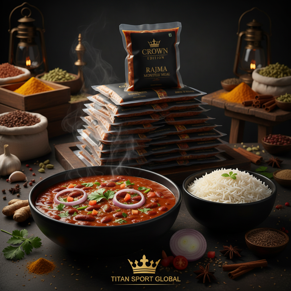 Crown Indian Rajma Monthly Meal Bundle — TITAN SPORT GLOBAL Crown Edition