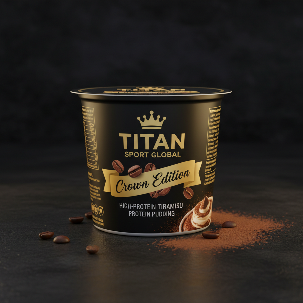 Crown Tiramisu Protein Pudding Cup — TITAN SPORT GLOBAL