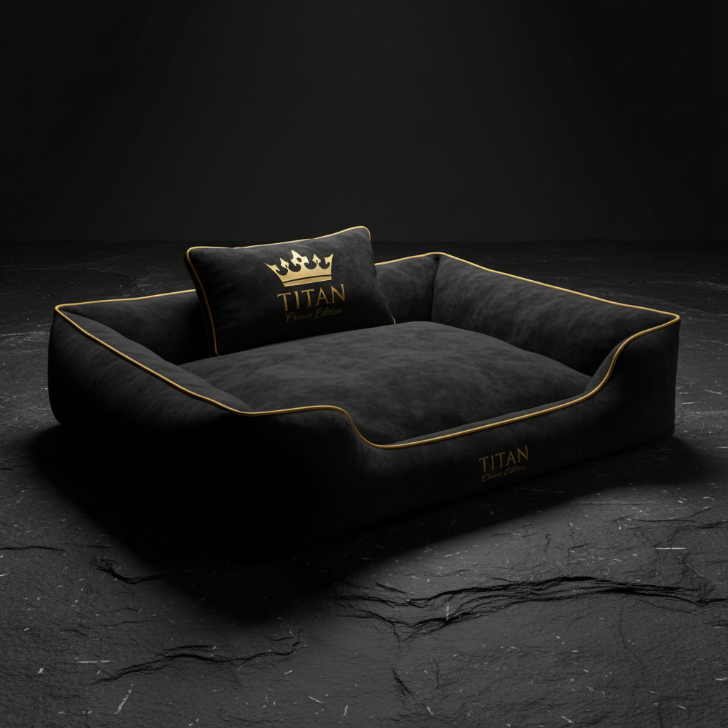 TITAN Gentle Giant RestRoyal Orthopedic Memory Foam Bed — Crown Edition