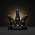TITAN Pro Carbon Surf Fins Thruster Set