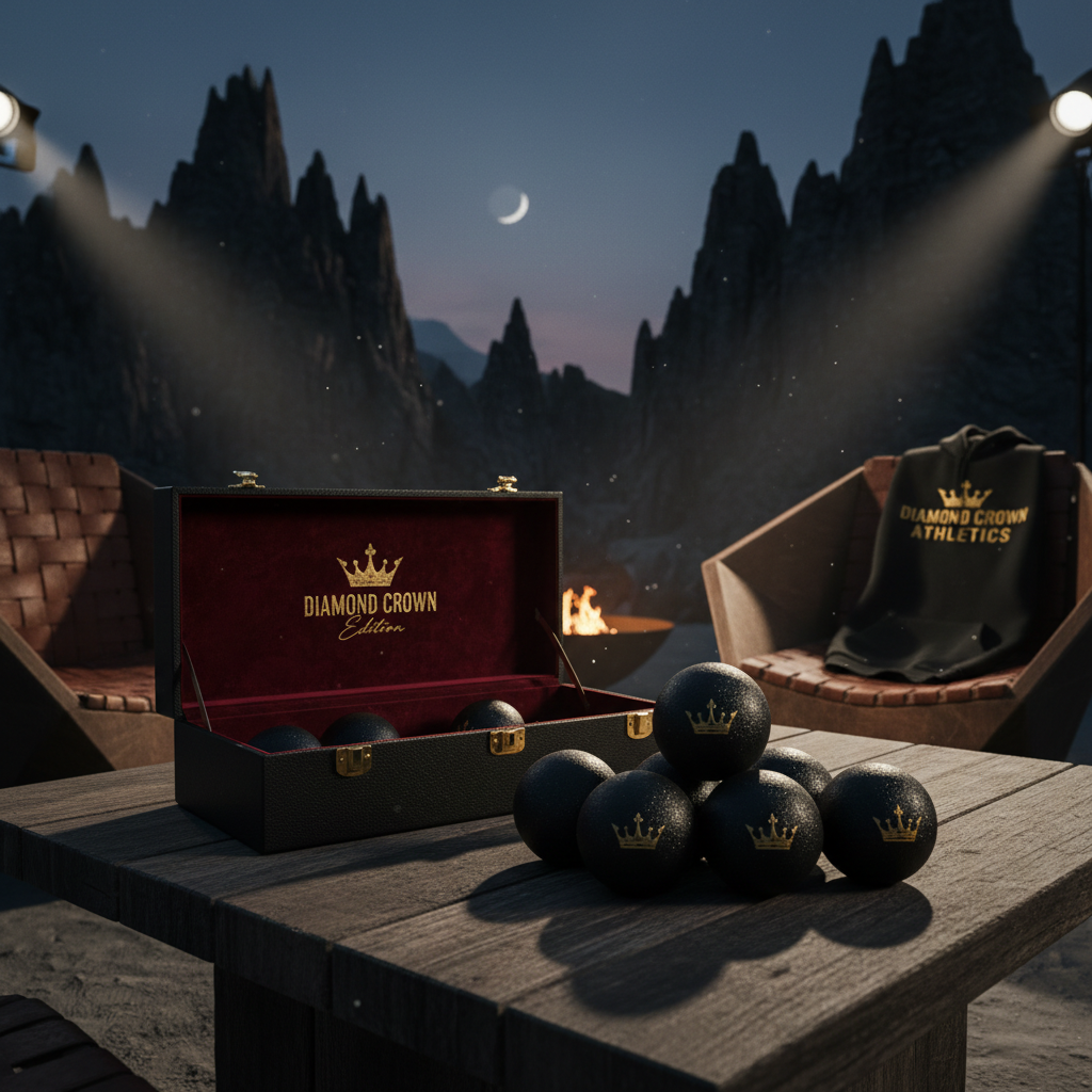 TITAN Off-Grid Bocce Ball Set Diamond Crown SWAG Edition