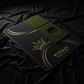 TITAN Golf Chipping Mat Crown Edition