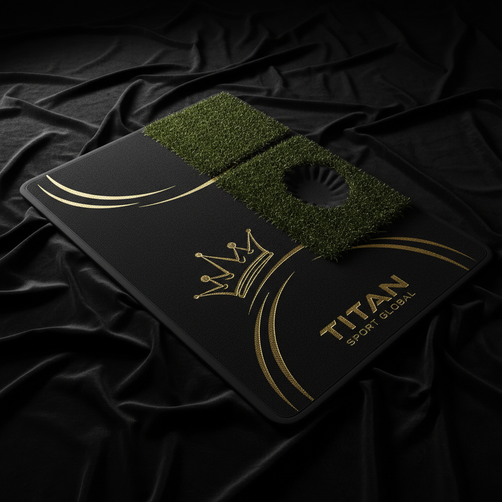TITAN Golf Chipping Mat Crown Edition