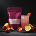 TITAN Protein Lemonade Powder – Strawberry, premium product photography