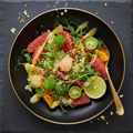 TITAN Finger Lime Citrus Caviar Crown Protein Fruit Bowl