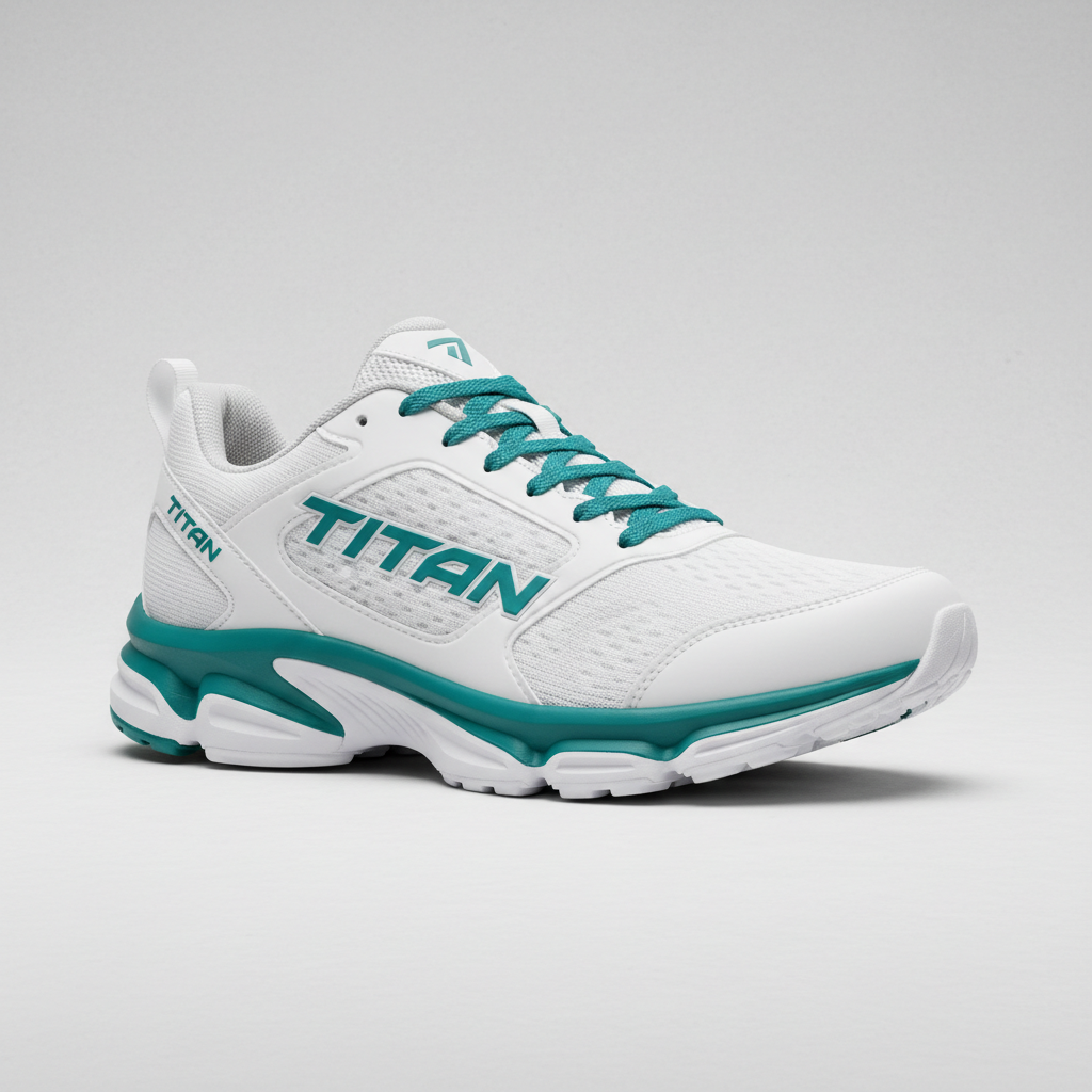 TITAN White Teal Runner Fresh Edition