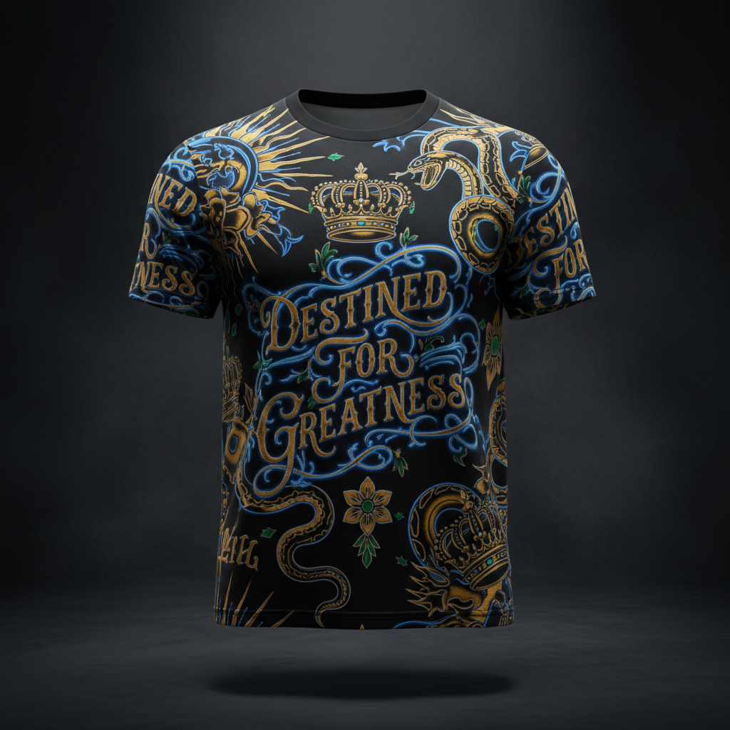 Men's Tee — Destined For Greatness — Crown Edition