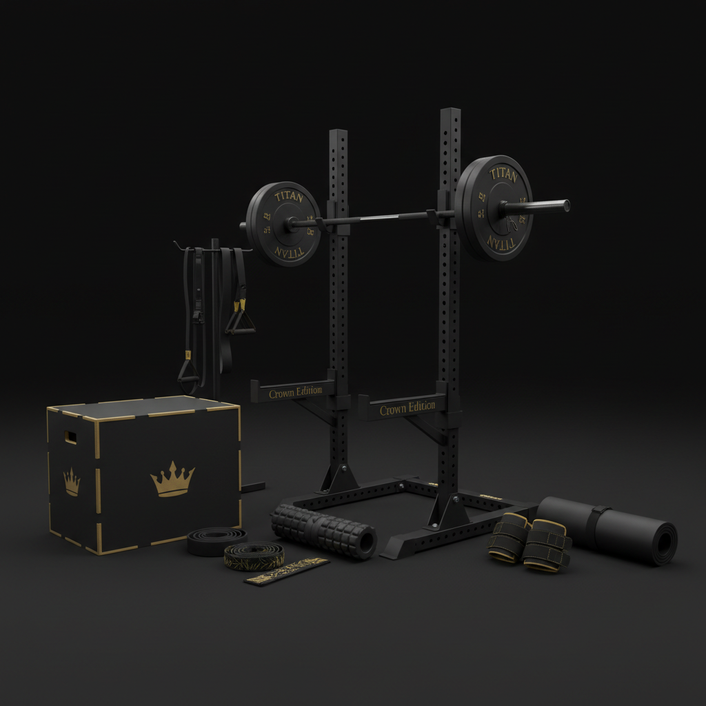 TITAN All-In-One Leg Day Power Home Gym Kit — Crown Edition