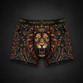 TITAN Women's Cozy Boxer Shorts Lioness Queen Crown Edition