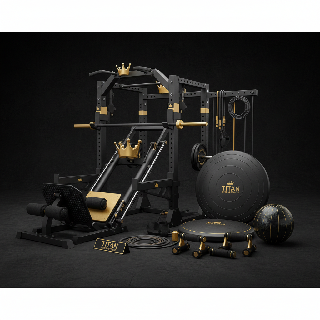 TITAN All-In-One Amputee Athlete Home Gym Kit — Crown Edition