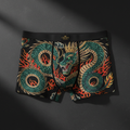 TITAN Men's Boxer Briefs Serpent King Crown Edition