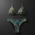 TITAN Women's Bikini Set Octopus Queen Crown Edition