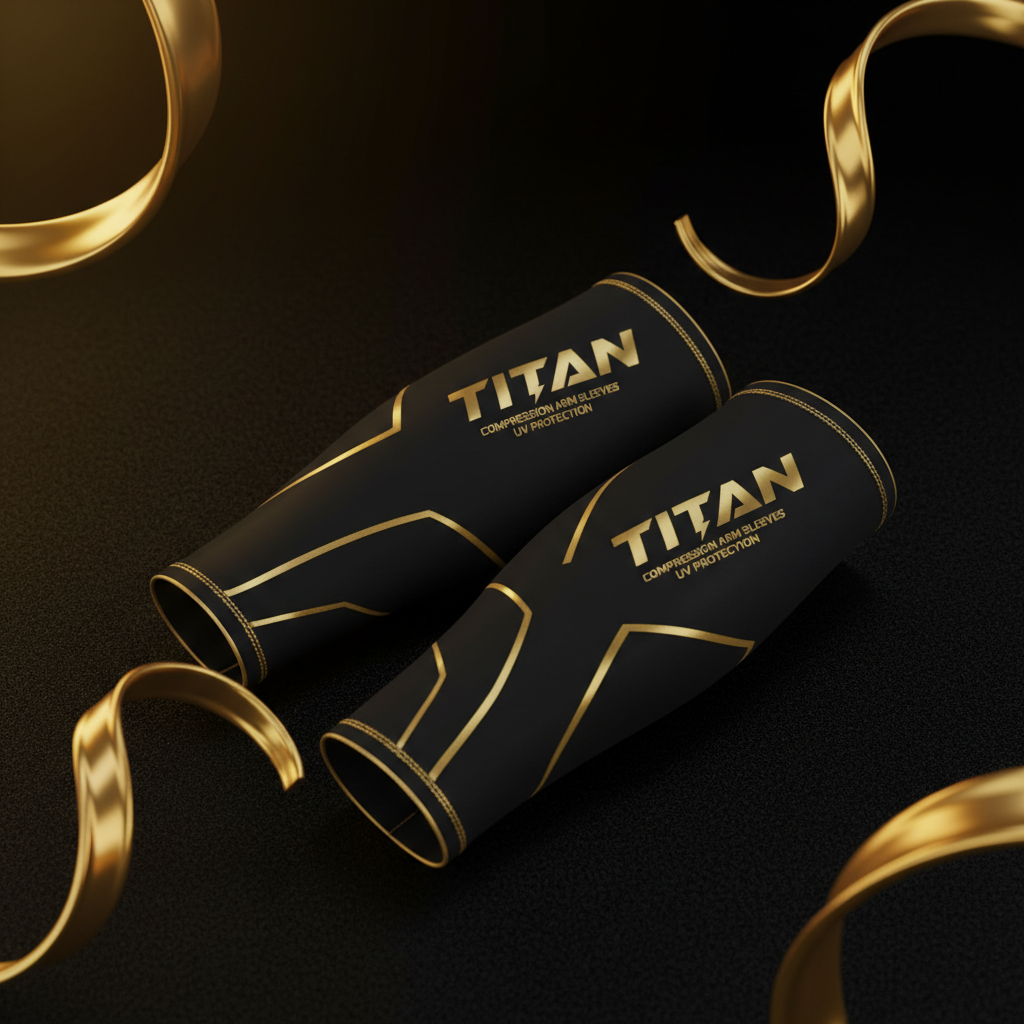 TITAN Compression Arm Sleeves — Crown Edition