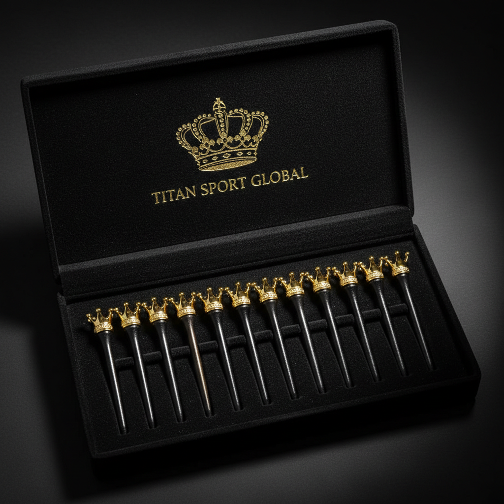 TITAN Golf Tees Set Crown Edition