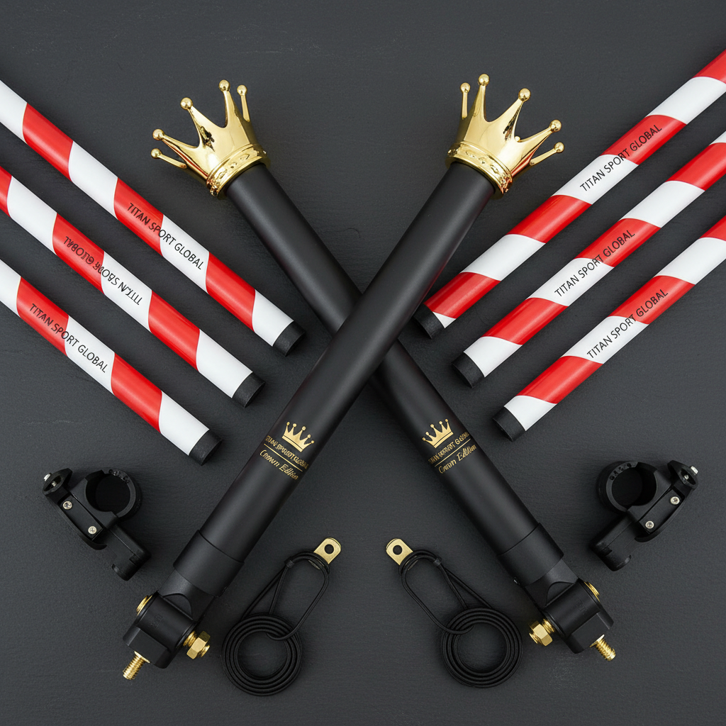 TITAN Crown Edition Volleyball Net Antenna Set
