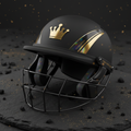 TITAN Crown Edition Cricket Helmet Matte Black Gold