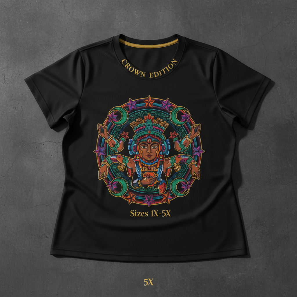 TITAN Plus Women's Coyolxauhqui Moon Tee — Inclusive Crown Edition
