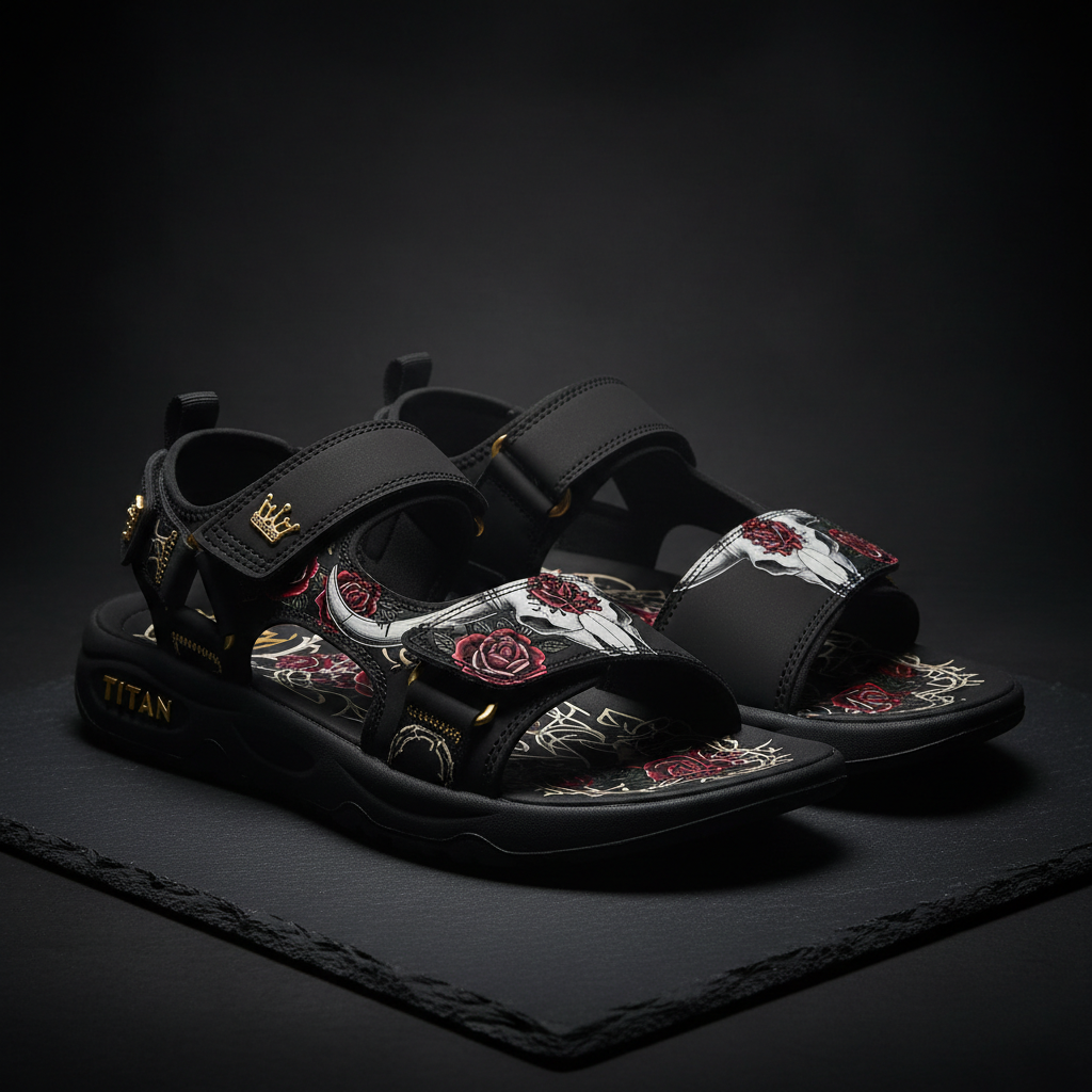 TITAN Bull Skull Sport Sandal Crown Edition