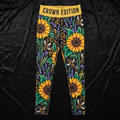 TITAN Crown Edition Tattoo Art Botanical Tights Women's Athletic Bottoms