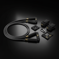 TITAN Crown Edition Tube Resistance Band Set with Handles matte black gold