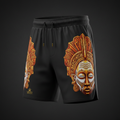 TITAN Yoruba Gelede Mask Training Shorts — Iyami Edition