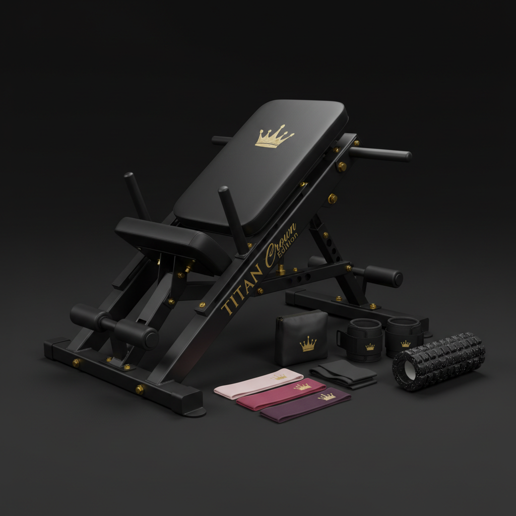 TITAN All-In-One Women's Glute & Booty Builder Home Gym Kit — Crown Edition